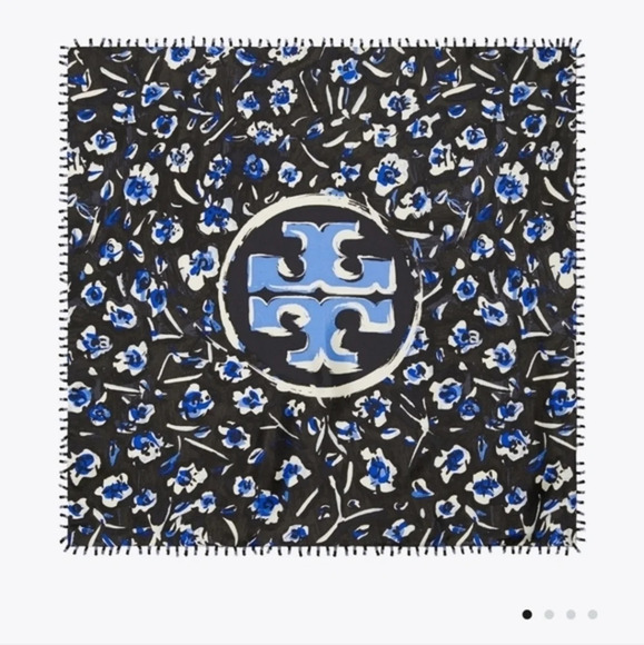 Tory Burch beaded scarf NWT - Picture 1 of 4